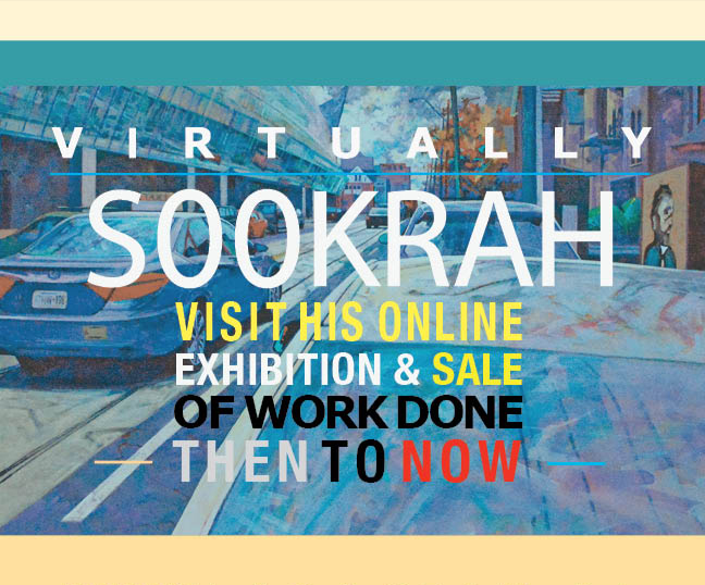 Banner for Sookrah virtual art exhibition